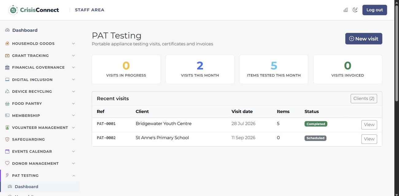 patConnect in CrisisConnect