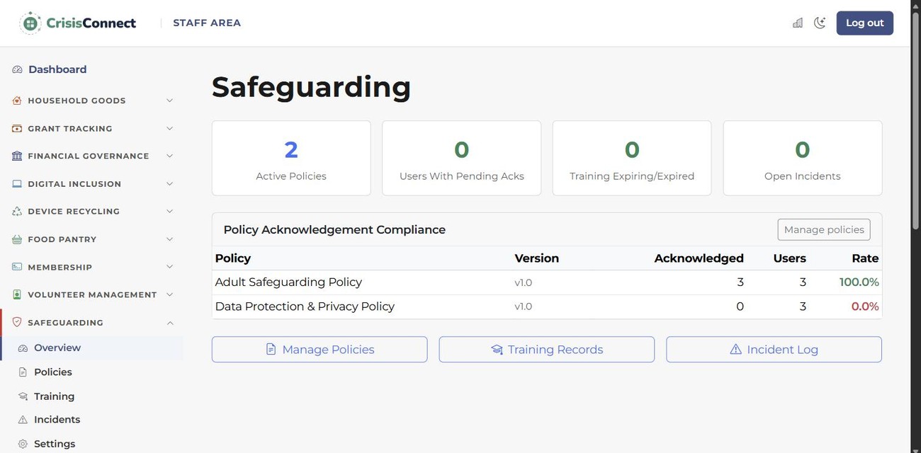 safetyConnect in CrisisConnect
